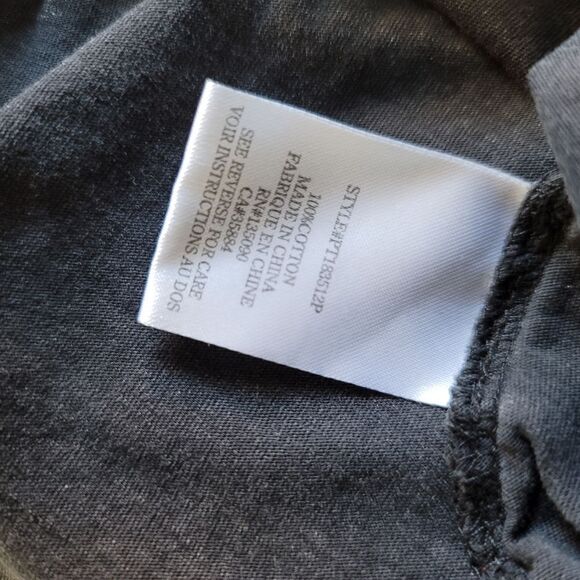 Peloton sleeveless acid washed black tee - Picture 3 of 6